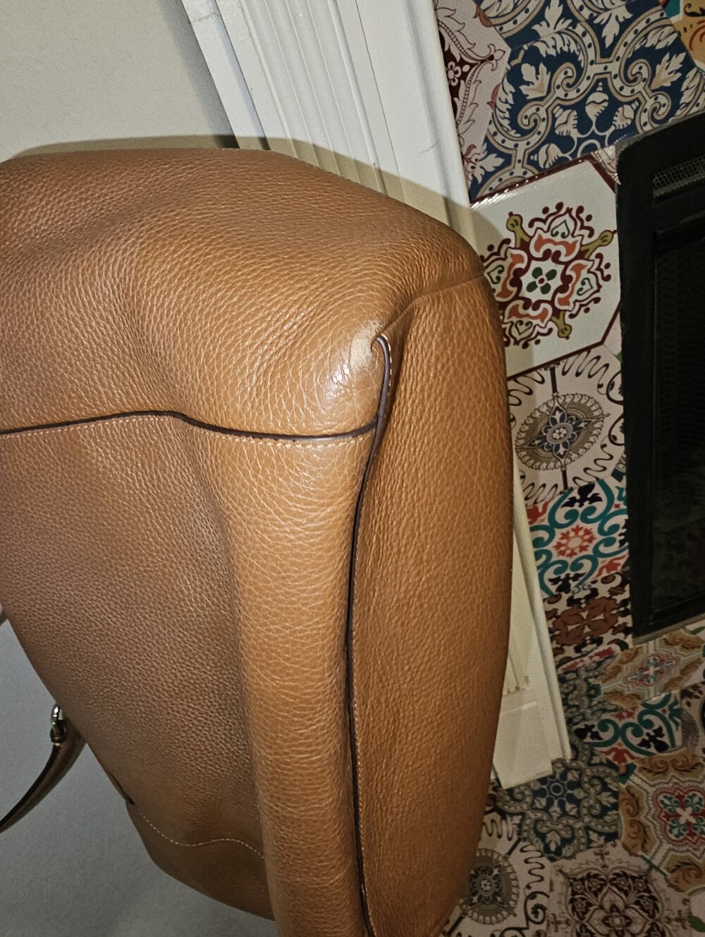 Coach Ava II Pebble Leather Tote D1648 F37216 READ - Picture 10 of 15